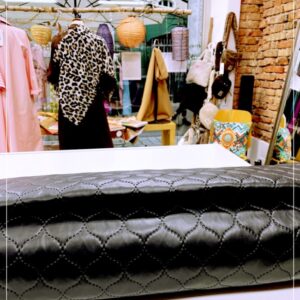 veganes, gestepptes Leder - Kollektion TOPTEX -