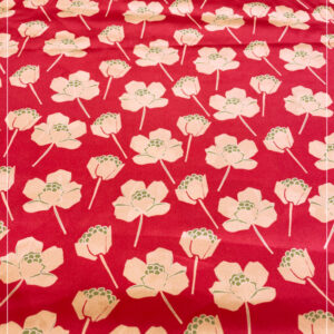 100 % Seiden Crepe, bedruckt, eines deutschen Modelabels