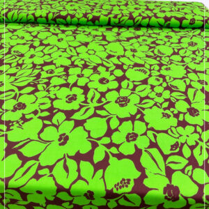 bedruckter, leicht angerauhter Viscosestoff