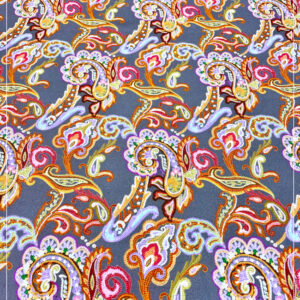 bedruckter, leicht angerauhter Viscosestoff