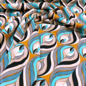 bedruckter Viscosestoff aus Italien