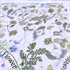 bedruckter, leicht satinierter Viscosecrepe aus Italien