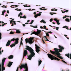 bedruckter Viscosesatin