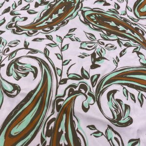 leicht satinierter, aber nicht glänzender, Viscosestoff