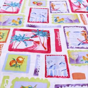 bedruckter Viscosecrepe