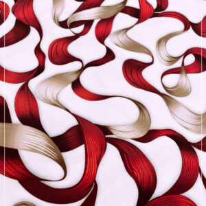 bedruckter Baumwollstoff eines namhaften franz. Modelables