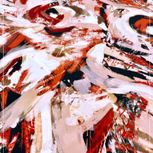 bedruckter Viscosejersey - sog. kalte Ware - eines ital. Modelabels