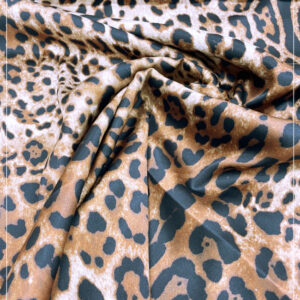 bedruckter, satinierter Viscosestretch aus Italien