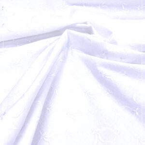 bestickter Baumwollstoff