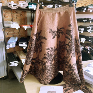 bedruckter Jacquard eines bekannten franz. Modelabels