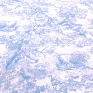 bedrucktes feines Leinen eines franz. Modelables