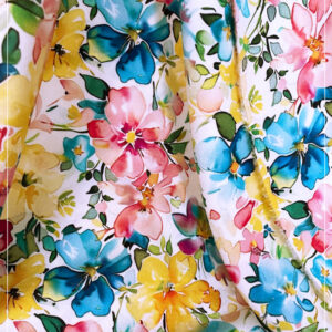 bedruckter Viscosestoff aus Italien