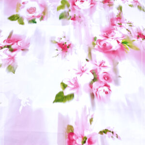 bedruckter Jeansstoff eines franz. Modelabels