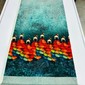 Wolljacquard, gestretcht eines ital. Modelabels