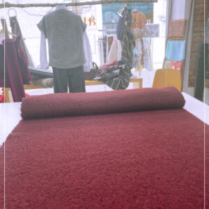 Wollwalk-Viscose Mantelboucle