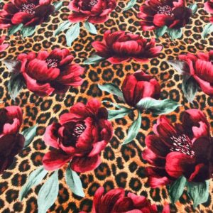 gestretchter Baumwolljersey mit stylischen Muster